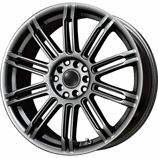 LUGLUME Signature Drag Wheels DR62 Gunmetal Gray 16x7 | 5x105/5x110 (DR62167114073GM1)