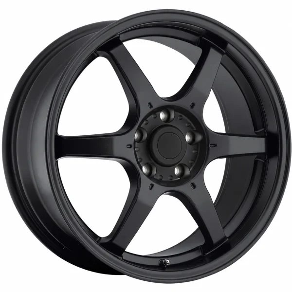 LUGLUME Signature Konig Backbone Matte Black 16x7 | 5x114.3 (BC67514405)