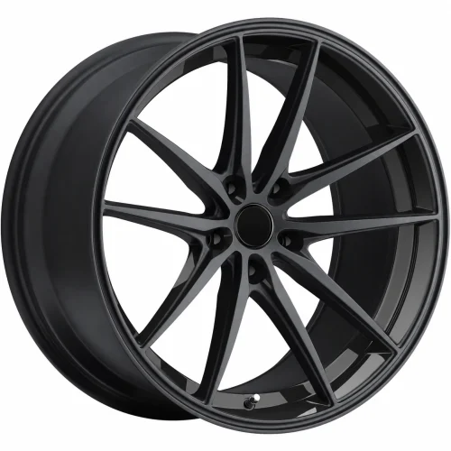 LUGLUME Luxe Konig Oversteer Gloss Black 16x7.5 | 5x112 (OS67512455)