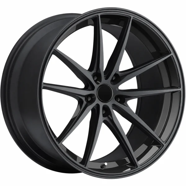 LUGLUME Luxe Konig Oversteer Gloss Black 16x7.5 | 5x112 (OS67512455)