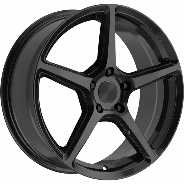LUGLUME Classic Motiv Wheels Blade Gloss Black 16x7.5 | 5x114.3 (433B-6756540)