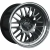 LUGLUME Elite XXR Wheels 531 Chromium Black w/ Machined Lip 16x8 | 4x100/4x114.3 (53168462N)