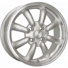 LUGLUME Refined Konig Rewind Silver w/ Machined Lip 16x7 | 4x114.3 (RW7611400S)