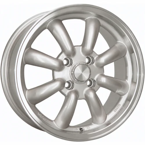 LUGLUME Refined Konig Rewind Silver w/ Machined Lip 16x7 | 4x114.3 (RW7611400S)