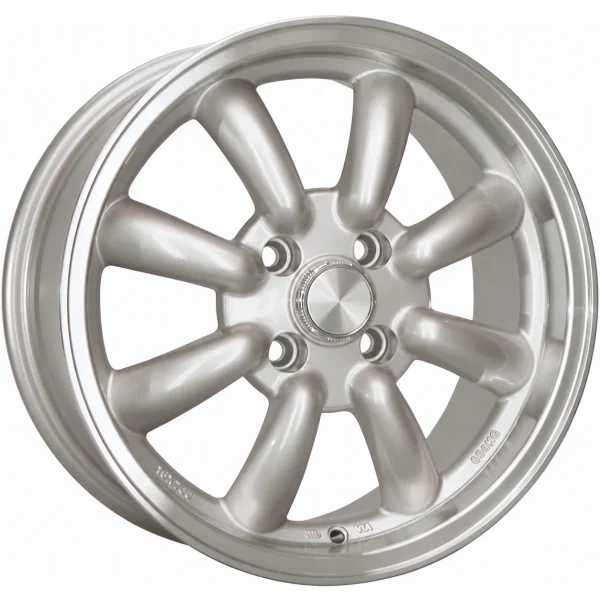 LUGLUME Refined Konig Rewind Silver w/ Machined Lip 16x7 | 4x114.3 (RW7611400S)