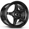 LUGLUME Elite Versus Racing VS005 Gloss Black 16x7.5 | 4x100/4x114.3 (VS00516758H/114.3+35BLACK)