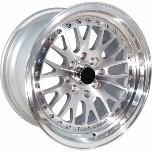 LUGLUME Signature MST Wheels MT10 Silver w/ Machined Face 16x8 | 5x100/5x114.3 (10-6817-20-SILF)