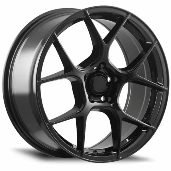 LUGLUME Elite Konig Diverge Gloss Black 16x7.5 | 5x114.3 (DG76514405)