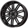 LUGLUME Refined Drag Wheels DR62 Flat Black 16x7 | 4x100/4x108 (DR62167204073BF1)