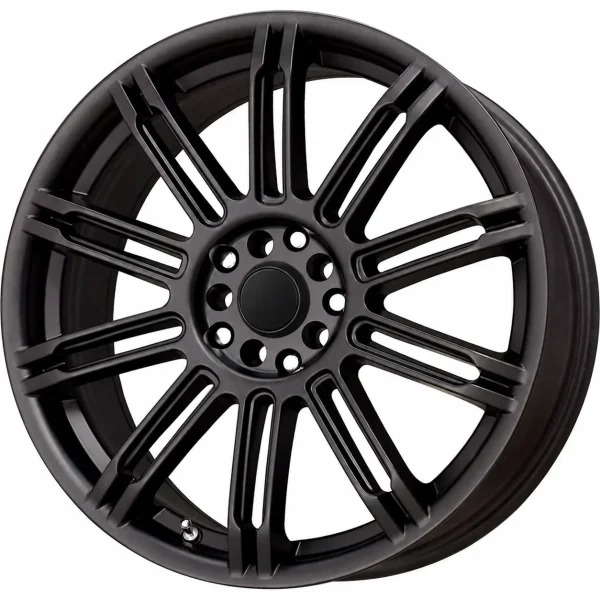 LUGLUME Refined Drag Wheels DR62 Flat Black 16x7 | 4x100/4x108 (DR62167204073BF1)
